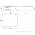 25.6V 100AH ​​LIFEPO4 Rack de batería Almacenamiento de energía doméstica